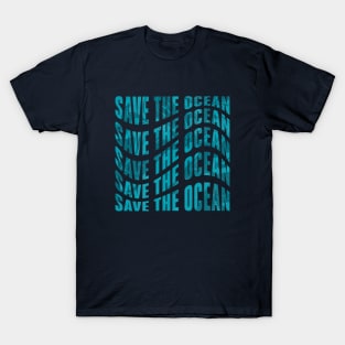 Save the ocean waves T-Shirt